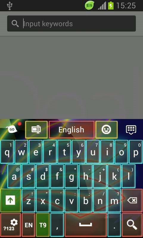 Neon Keyboard for Galaxy Grand截图2