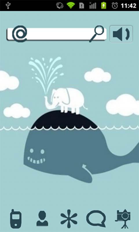 鲸鱼--桌面主题截图1