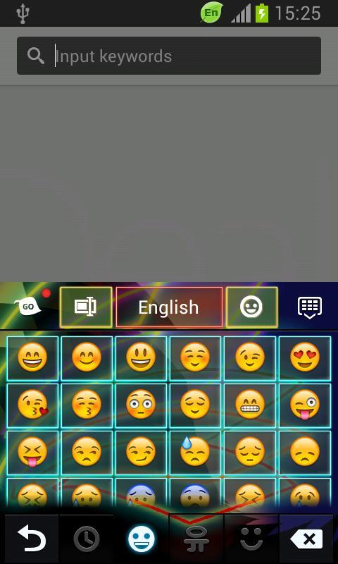 Neon Keyboard for Galaxy Grand截图4