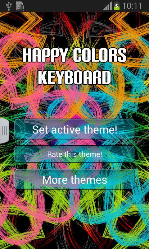 Happy Colors Keyboard截图1