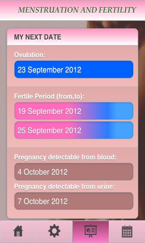 Menstruation Fertility Pro Lte截图5