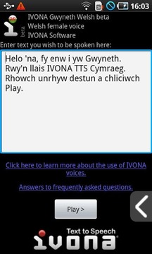 IVONA Gwyneth Welsh(beta版)截图