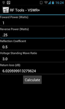 RF工具 - VSWR+截图