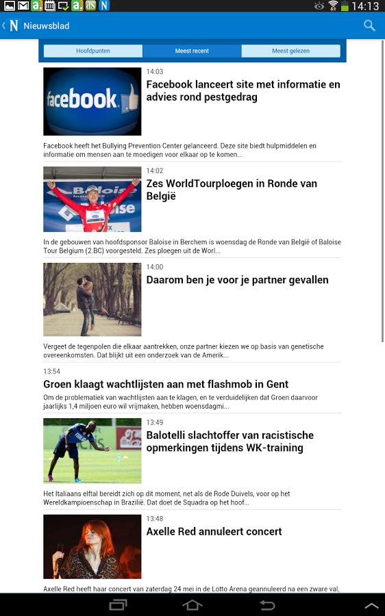 Nieuwsblad.be mobile截图9