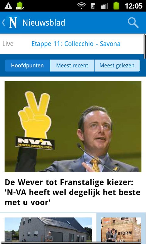 Nieuwsblad.be mobile截图3