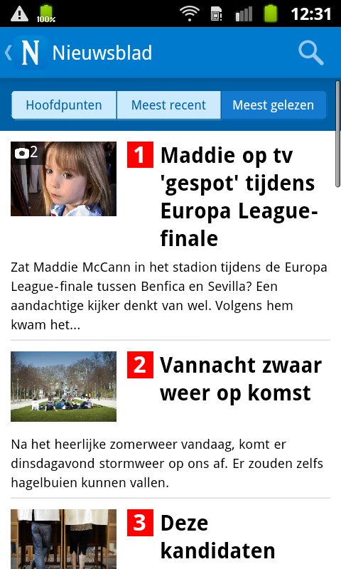 Nieuwsblad.be mobile截图10