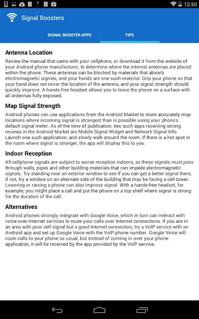 Signal Boosters截图2