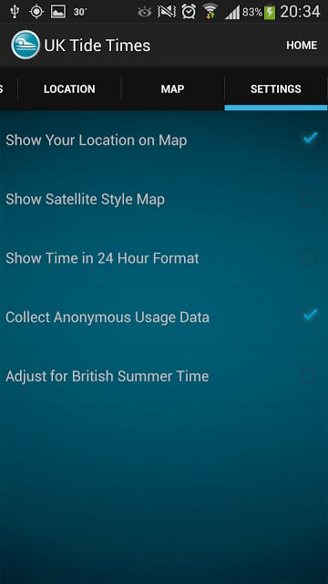 UK Tide Times截图1