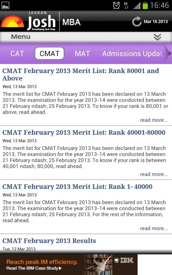 MBA Exams - Josh截图1