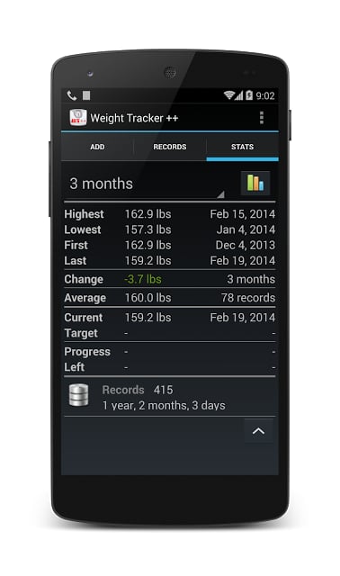 Weight Tracker ++截图7