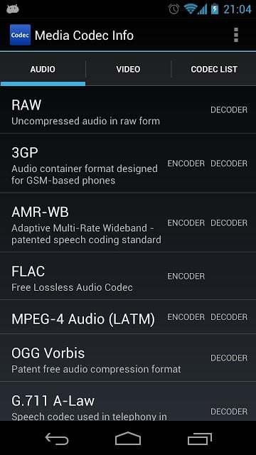 Media Codec Info截图6