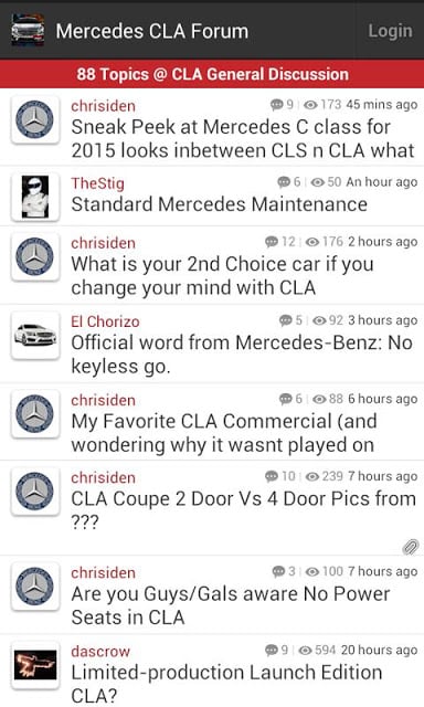 Mercedes CLA Forum截图1