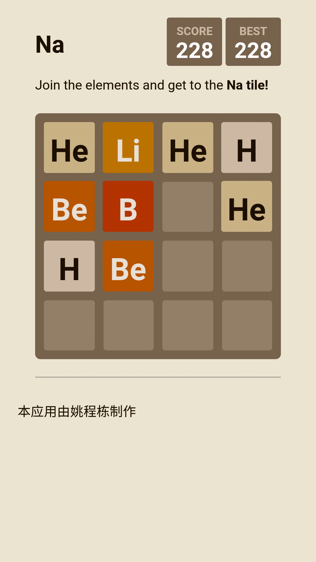 2048化学版截图2