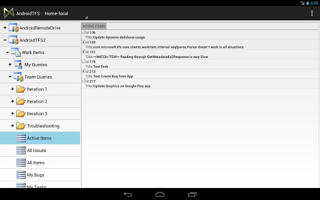 TFS Client for Android截图4