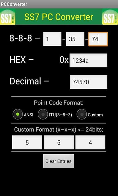 SS7 Point Code Converter截图2