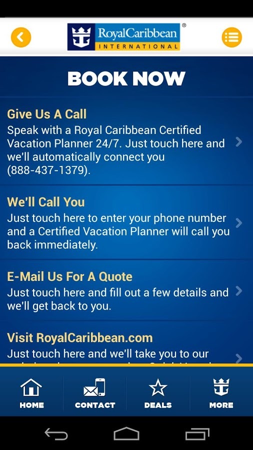 Royal Caribbean International截图4