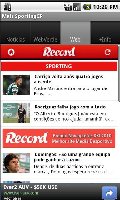 Mais Sporting CP截图4