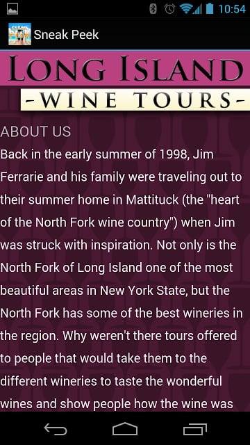 Long Island Wine Tours截图2