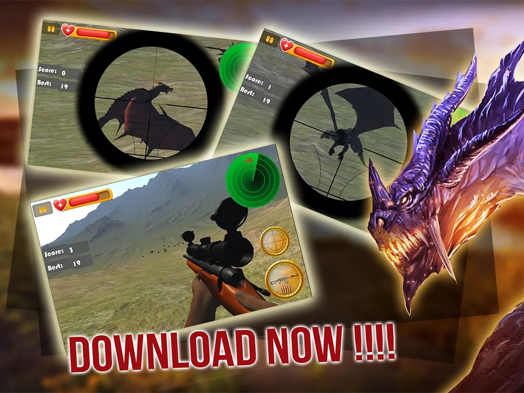 Dragon Sniper Hunter 3D截图5