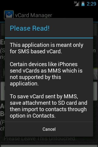 vCard Manager截图2