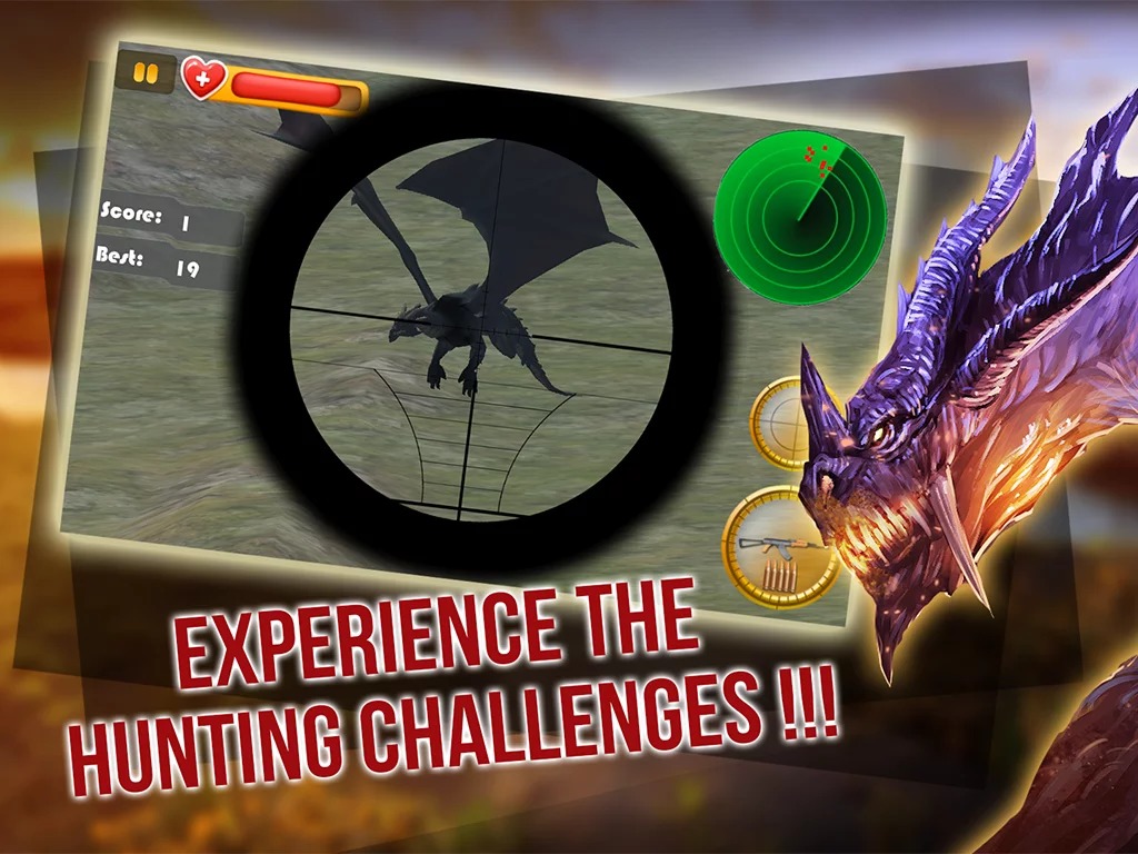 Dragon Sniper Hunter 3D截图3