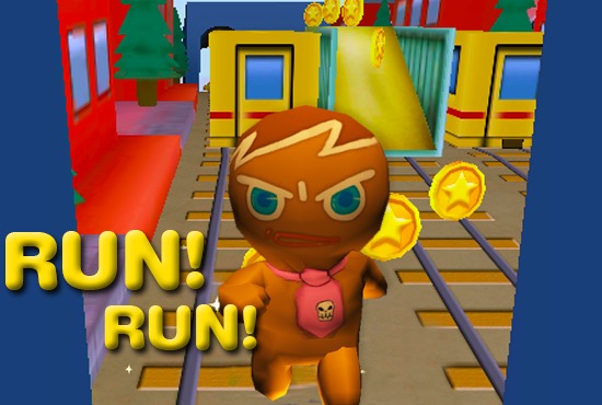 Crossy Cookie Subway Run 3D截图1