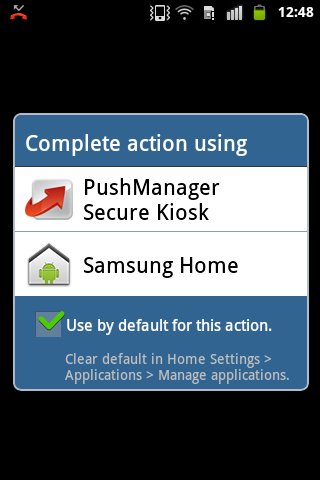 PushManager Secure Kiosk截图1