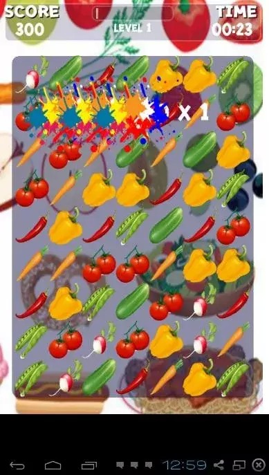 蔬菜匹配3游戏截图2