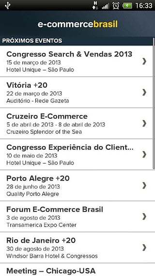 Eventos E-Commerce Brasil截图1