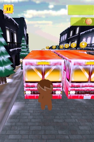 3D Santa Cookie Subway Run截图3