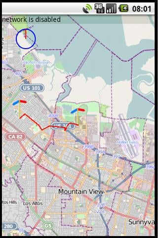 ObMap: map, route and tracks截图1