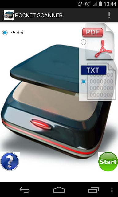 Pocket scanner to PDF or TXT截图2