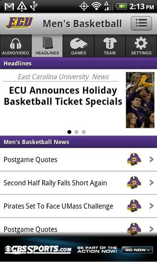 ECU Pirates Sports截图7