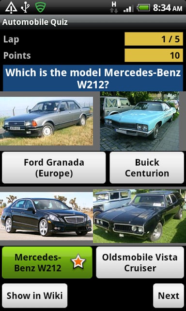 Automobile Quiz截图4