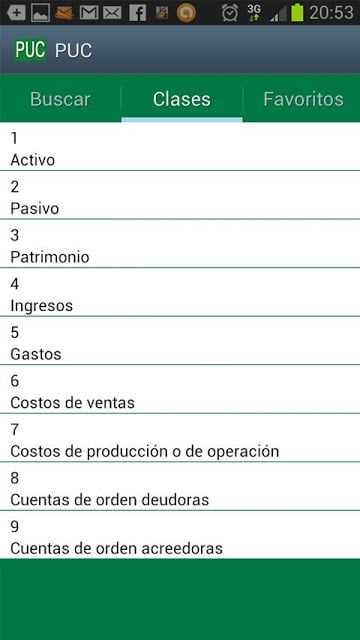 PUC:Plan Unico de Cuentas截图3