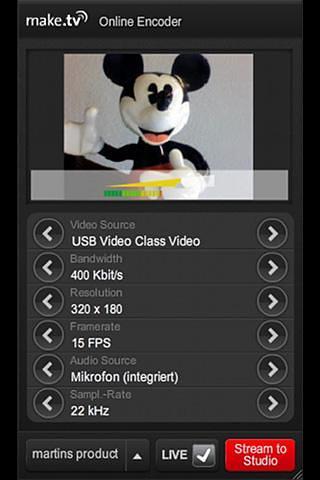 make.tv Broadcaster截图2