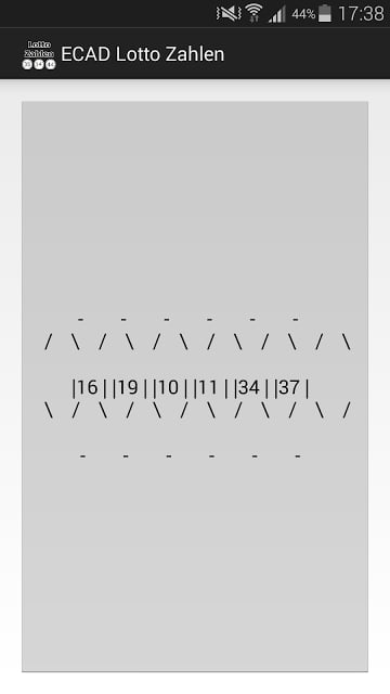 ECAD Lotto Zahlen截图3