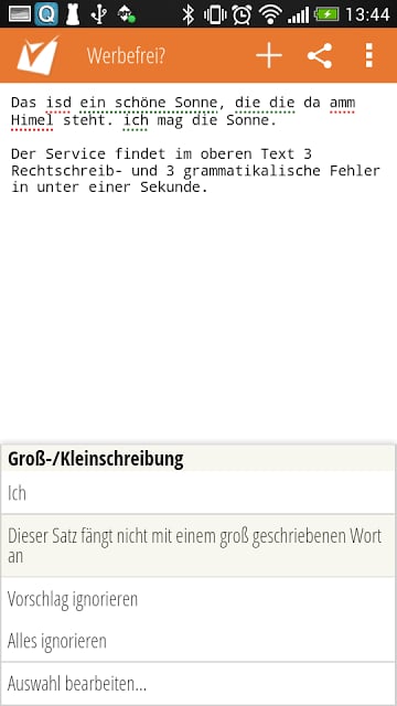 Rechtschreibpr&uuml;fung Mobi...截图4