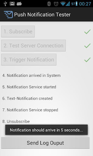 Push Notification Test截图2