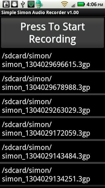 Simple Simon Voice Recorder截图2