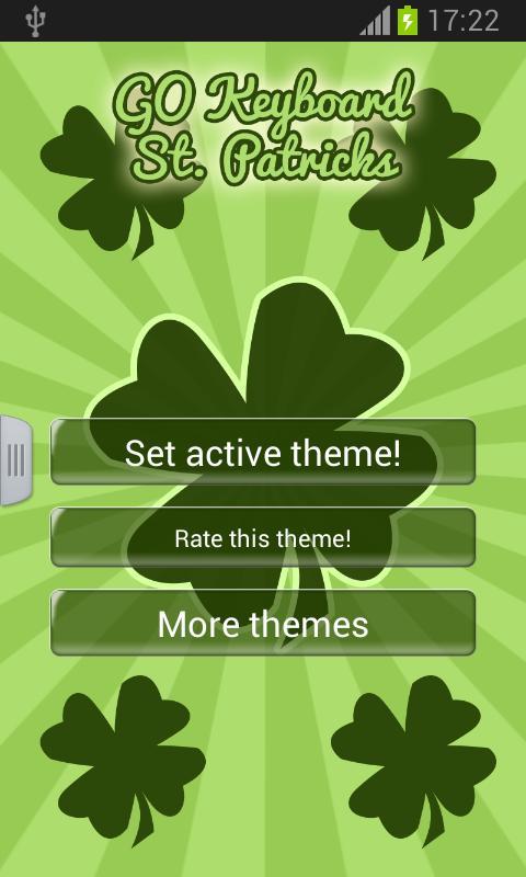 GO Keyboard St. Patricks截图3