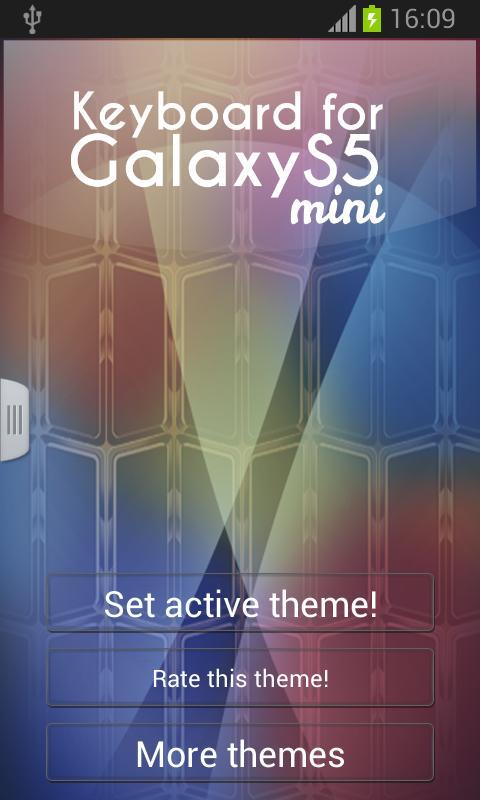 Keyboard for Galaxy S5 Mini截图1