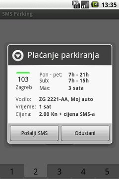 SMS Parking截图