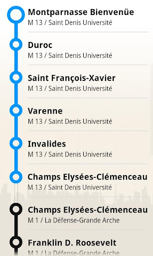 Paris metro subway guide截图1