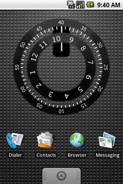 TedZkeletal Clock Widget...截图