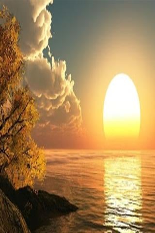 3D日出壁纸 3D Sunrise Sunset截图4