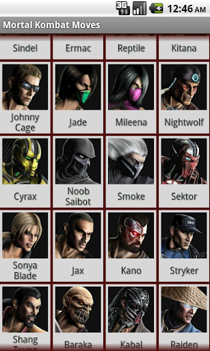 Mortal Kombat Moves截图2