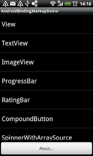 Markup Demo: Android Binding截图2