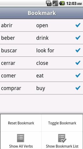 Spanish Verbs Lite截图3