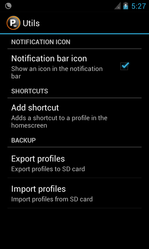 Profile Widget Lite截图1